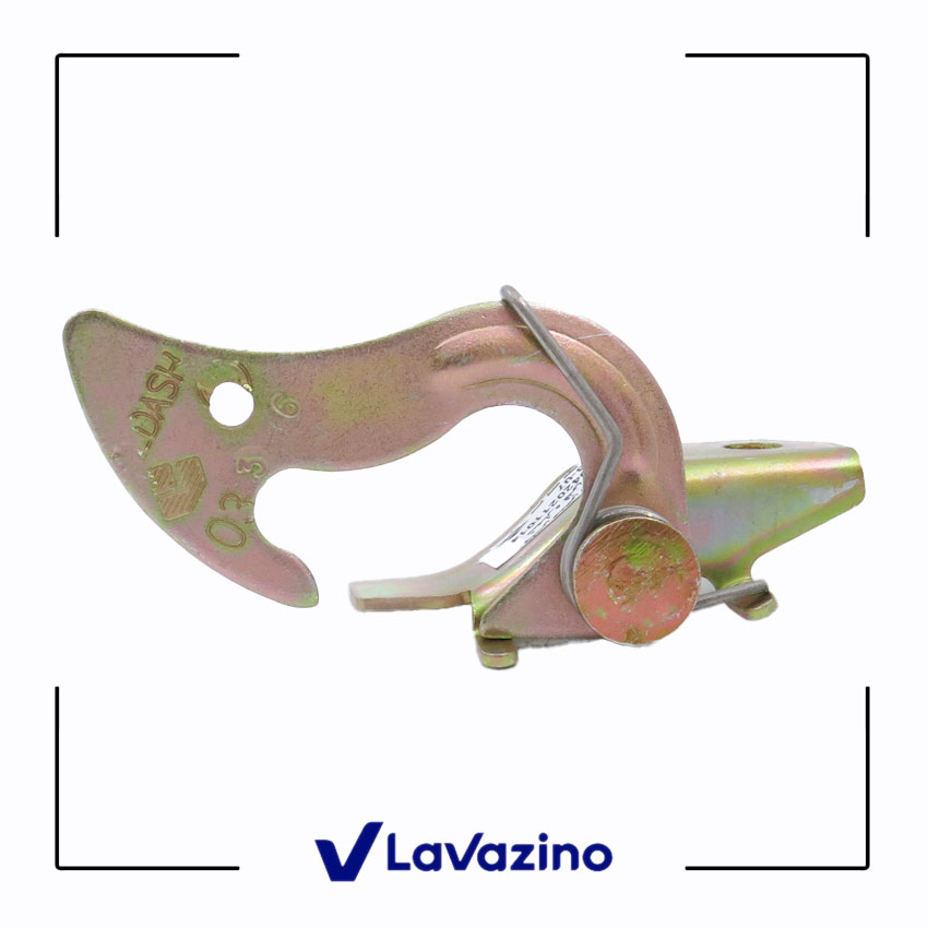 ضامن زبانه قفل درب موتور پژو پارس - برند ایساکو