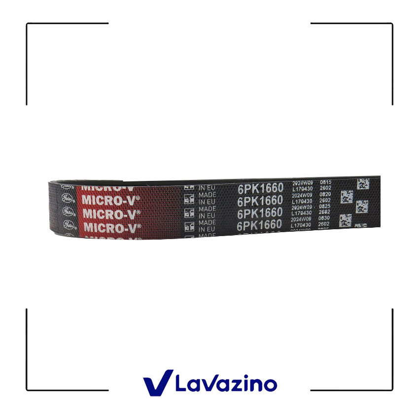 تسمه هیدرولیک 6PK1660 پژو پارس - برند پاورگریپ 2