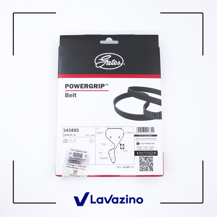 (تسمه تایم ۱۳۴ دندانه تارا – برند پاور گریپ (PowerGrip)) 2