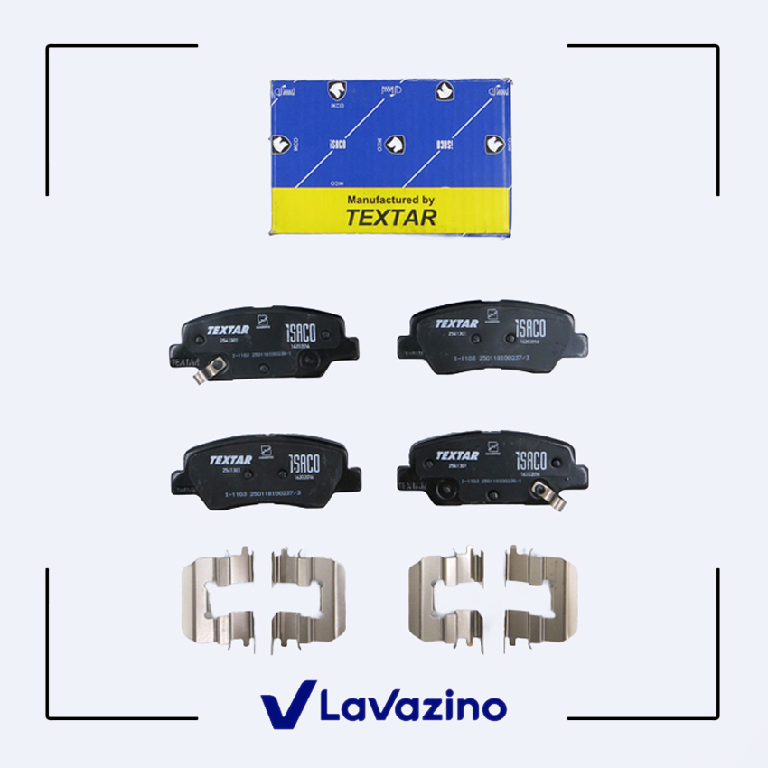 لنت ترمز چرخ عقب تکستار پژو 207 – برند ایساکو 2