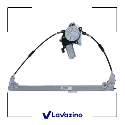شیشه بالابر برقی جلو چپ مناسب پژو 405 و پارس - برند ایساکو