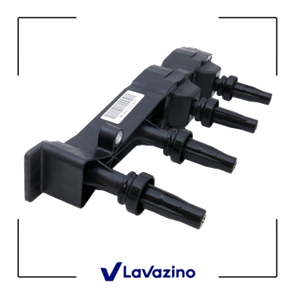 کویل دوبل سوکت طوسی مناسب پژو 206 تیپ 5 - برند ایساکو