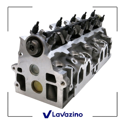 سر سیلندر کامل دوگانه سوز با شمع موتور پژو 405 - برند عظام 