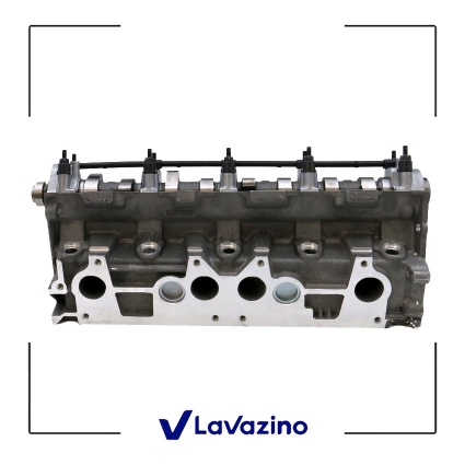 سر سیلندر کامل دوگانه سوز با شمع موتور پژو پارس - برند عظام 