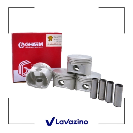 پیستون با گژن پین سایز 0.25 پژو 206 تیپ 5- برند قائم