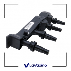 کویل دوبل سوکت طوسی مناسب پژو 206 تیپ 5 - برند ایساکو