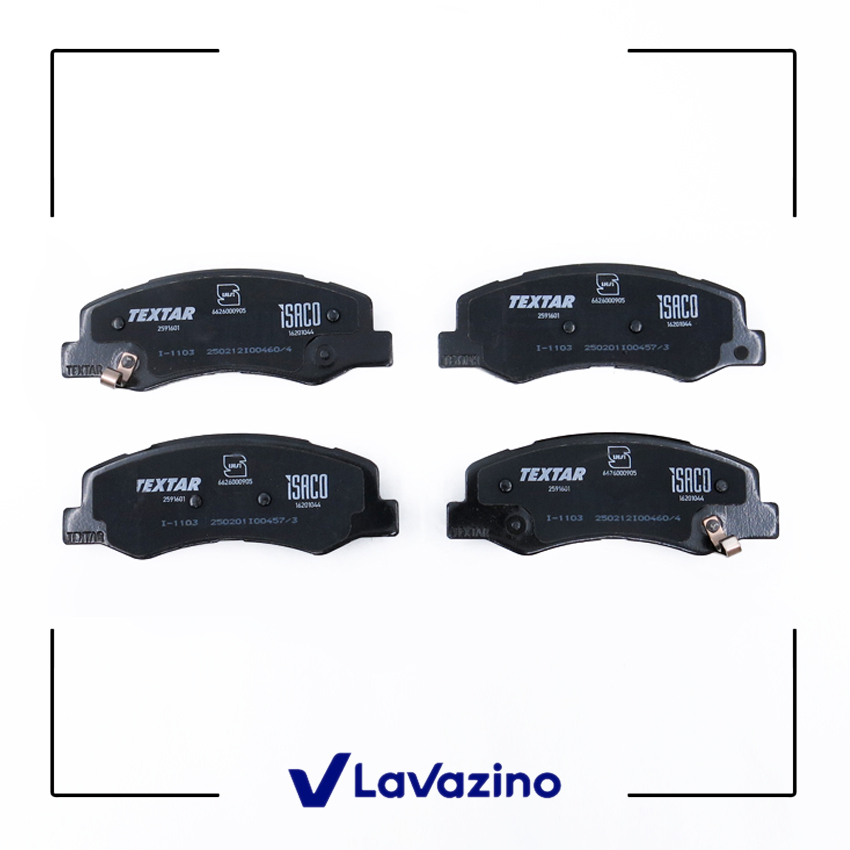 لنت ترمز چرخ جلو تکستار پژو 206 – برند ایساکو